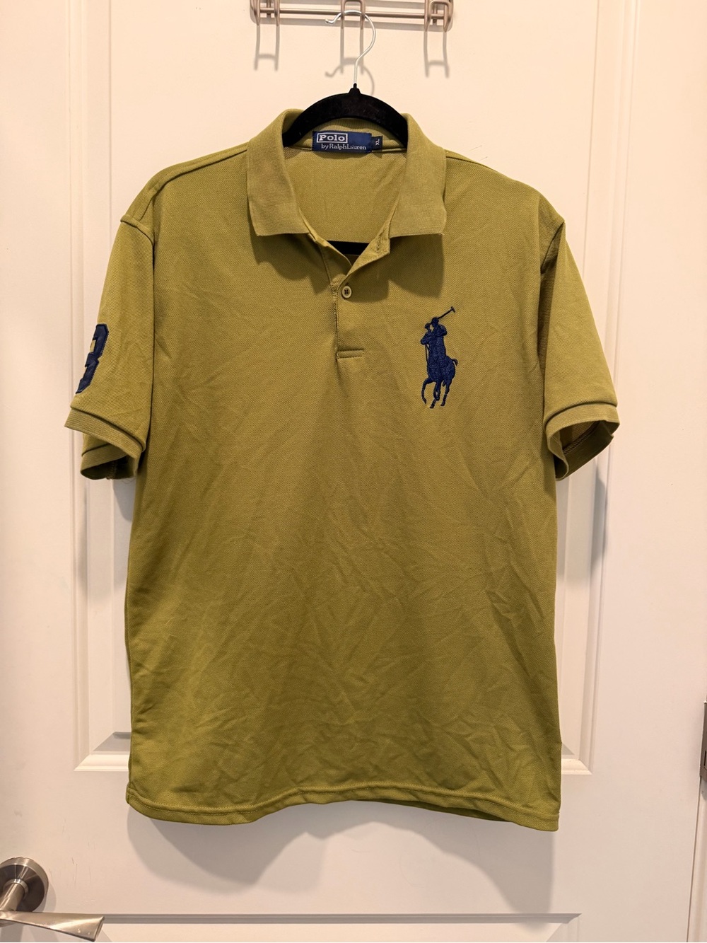 Polo Ralph Lauren Vintage
#3 Big Pony Short Sleeve Polo Shirt Olive Green XL